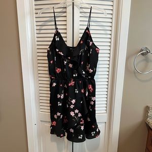 Express Black Floral Dress